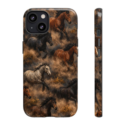 Running Horses Tough Case