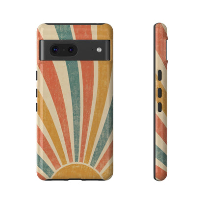 Retro Sun Rays Tough Case