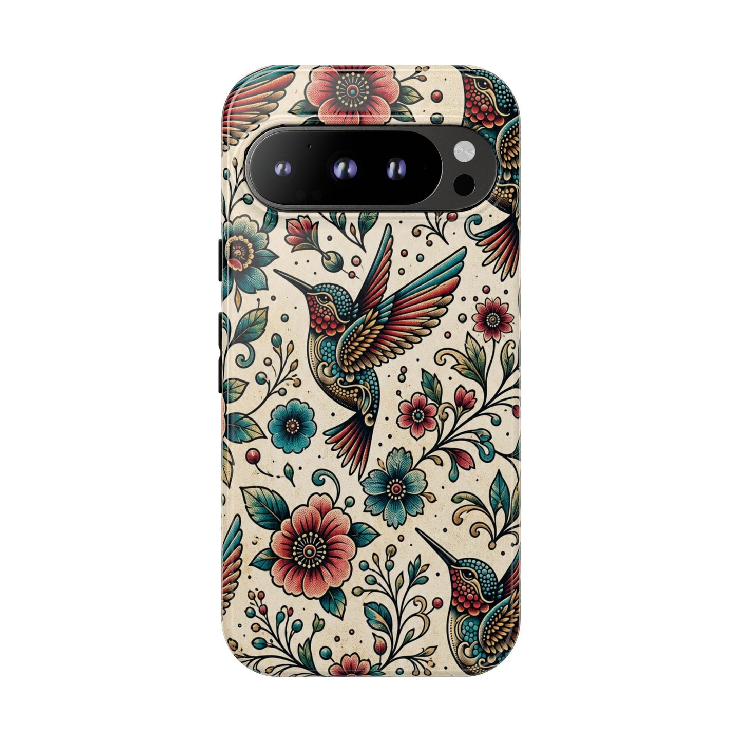 Retro Hummingbird Tough Case
