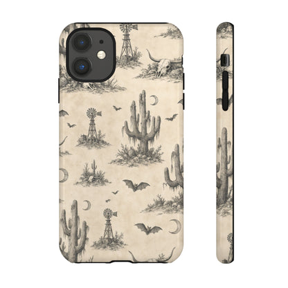 Spooky Desert Toile Tough Case