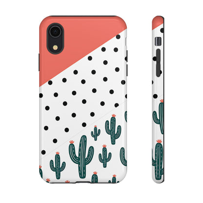 Polka Dot Cactus Tough Case