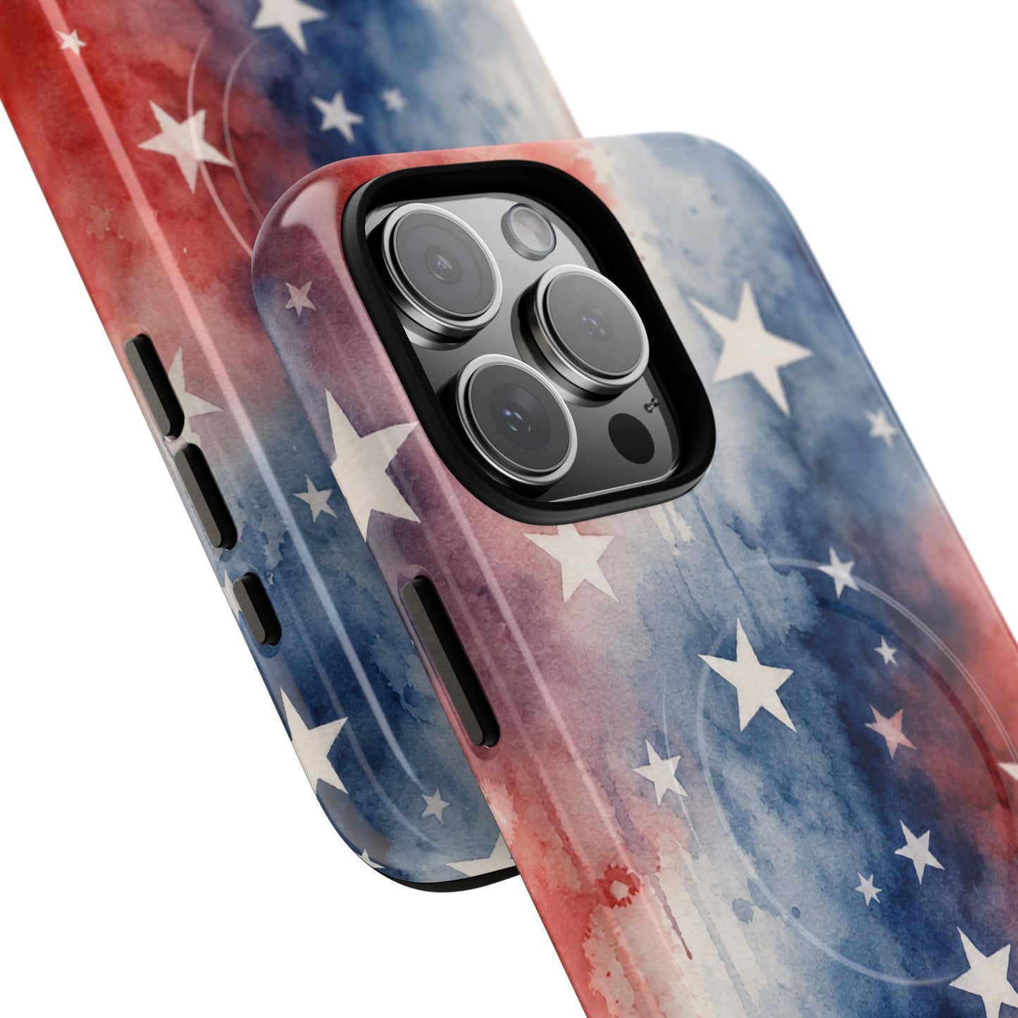 Patriotic Watercolor Magnetic Case