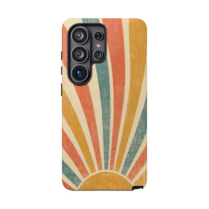 Retro Sun Rays Tough Case