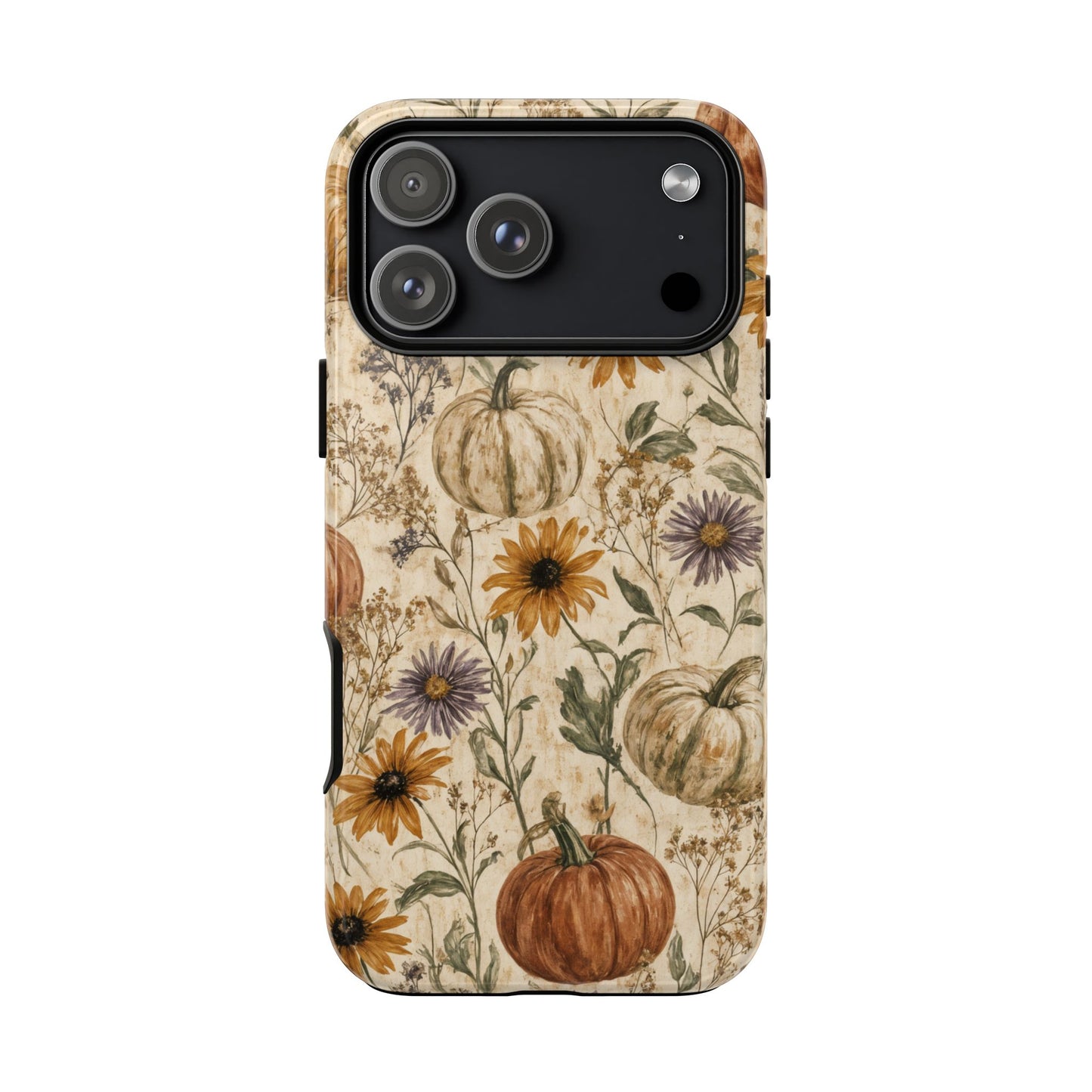 Pumpkin Wildflower Tough Case