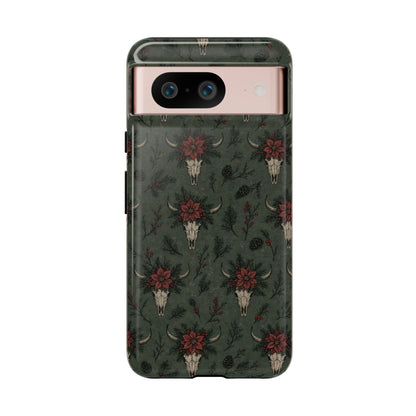Inked Christmas Skull Tough Case