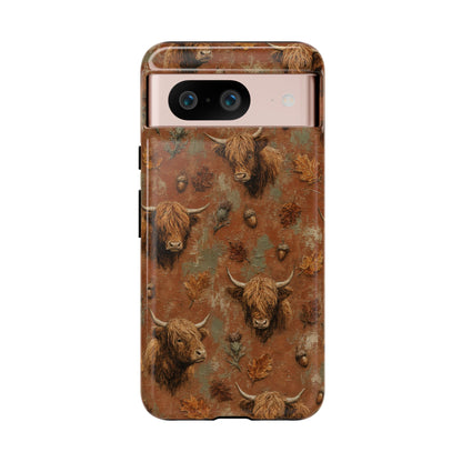 Autumn Highland Cow Tough Case