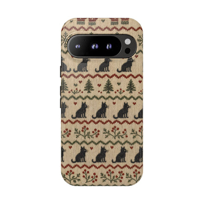 Black Cat Sweater Tough Case