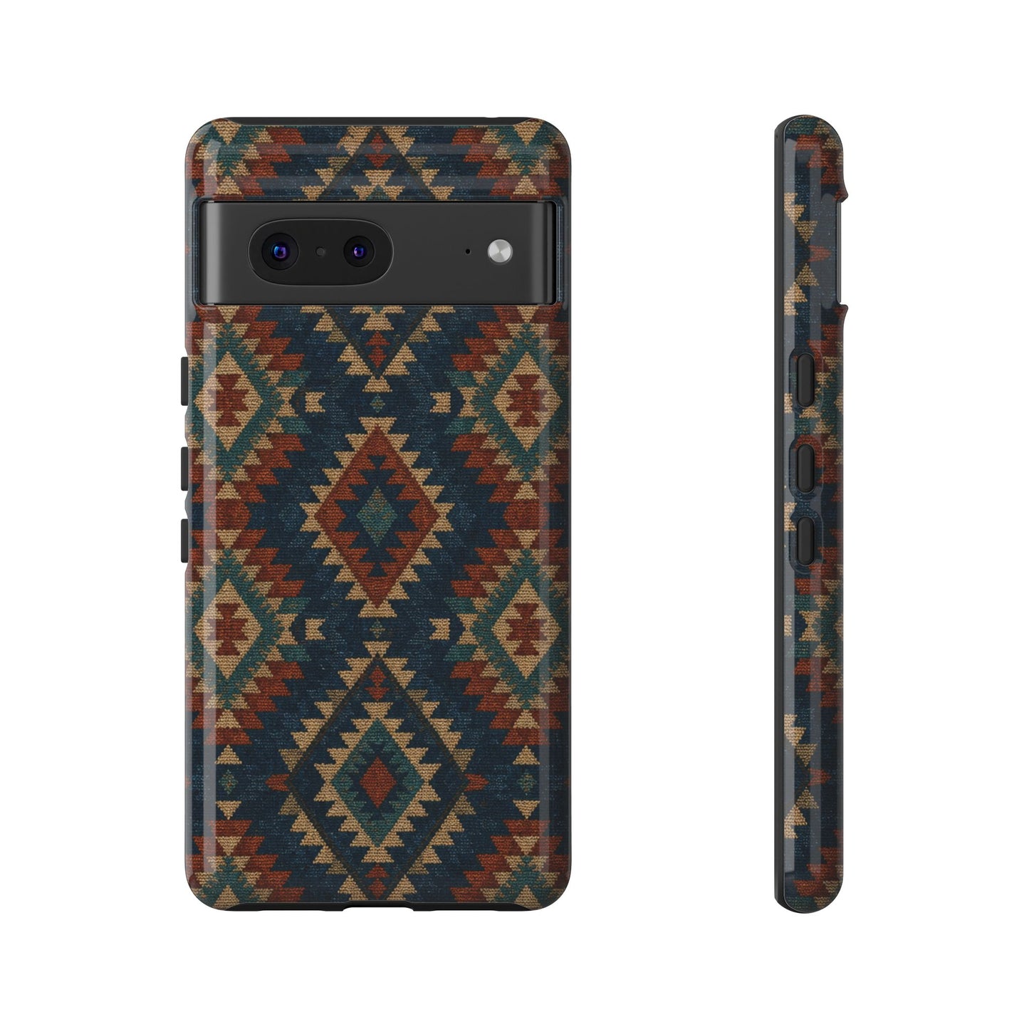 Navy Aztec Tough Case