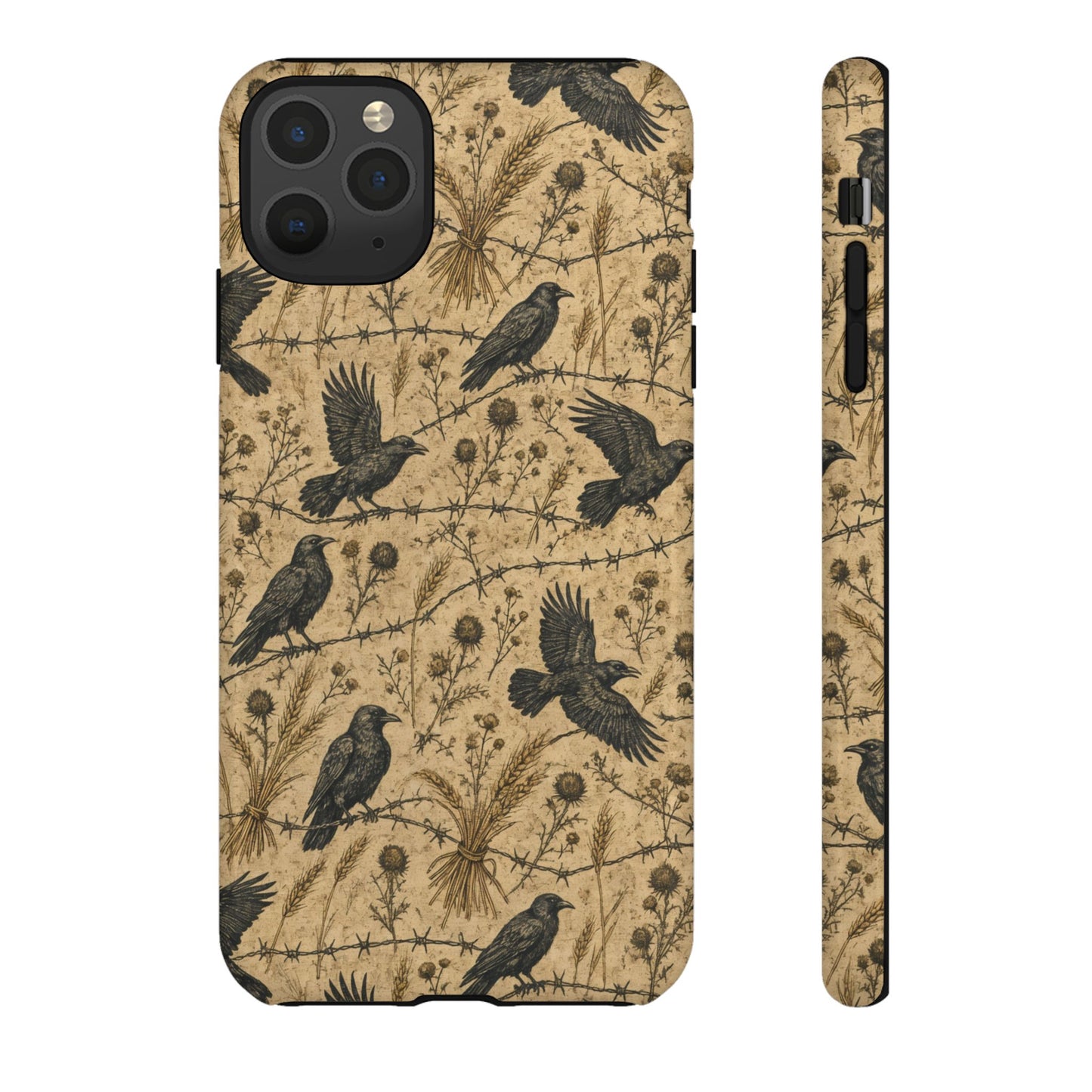 Crow Wheat Barbwire Tough Case