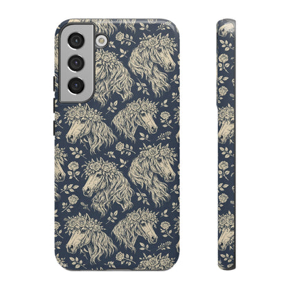 Floral Horses Tough Case