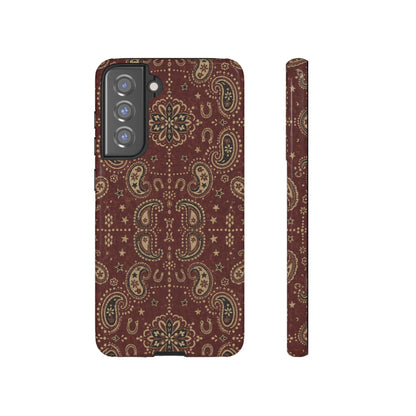 Burgundy Bandana Tough Case