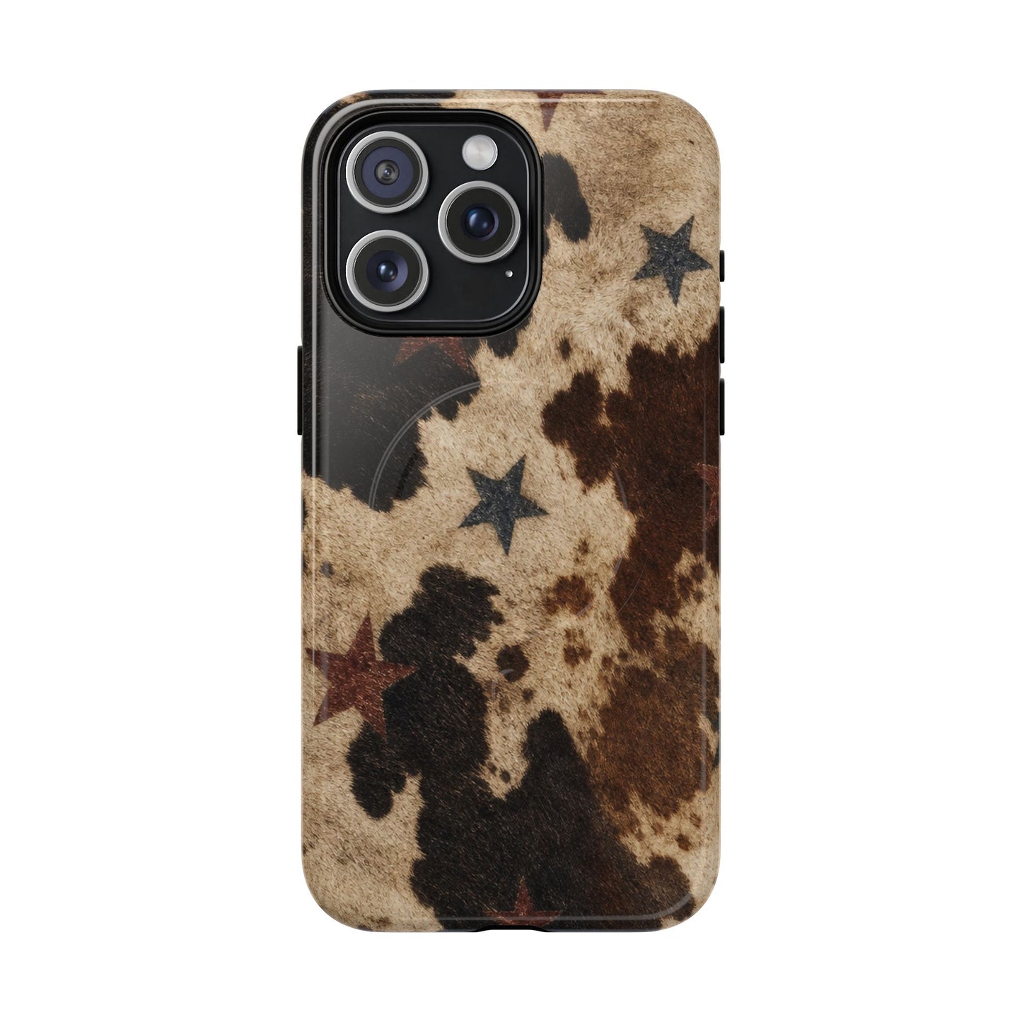 Stars And Cowhide Magnetic Case
