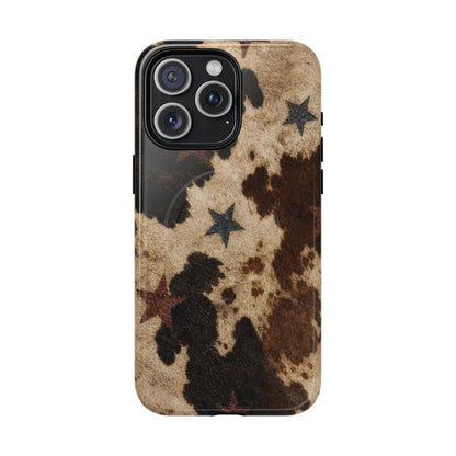 Stars And Cowhide Magnetic Case