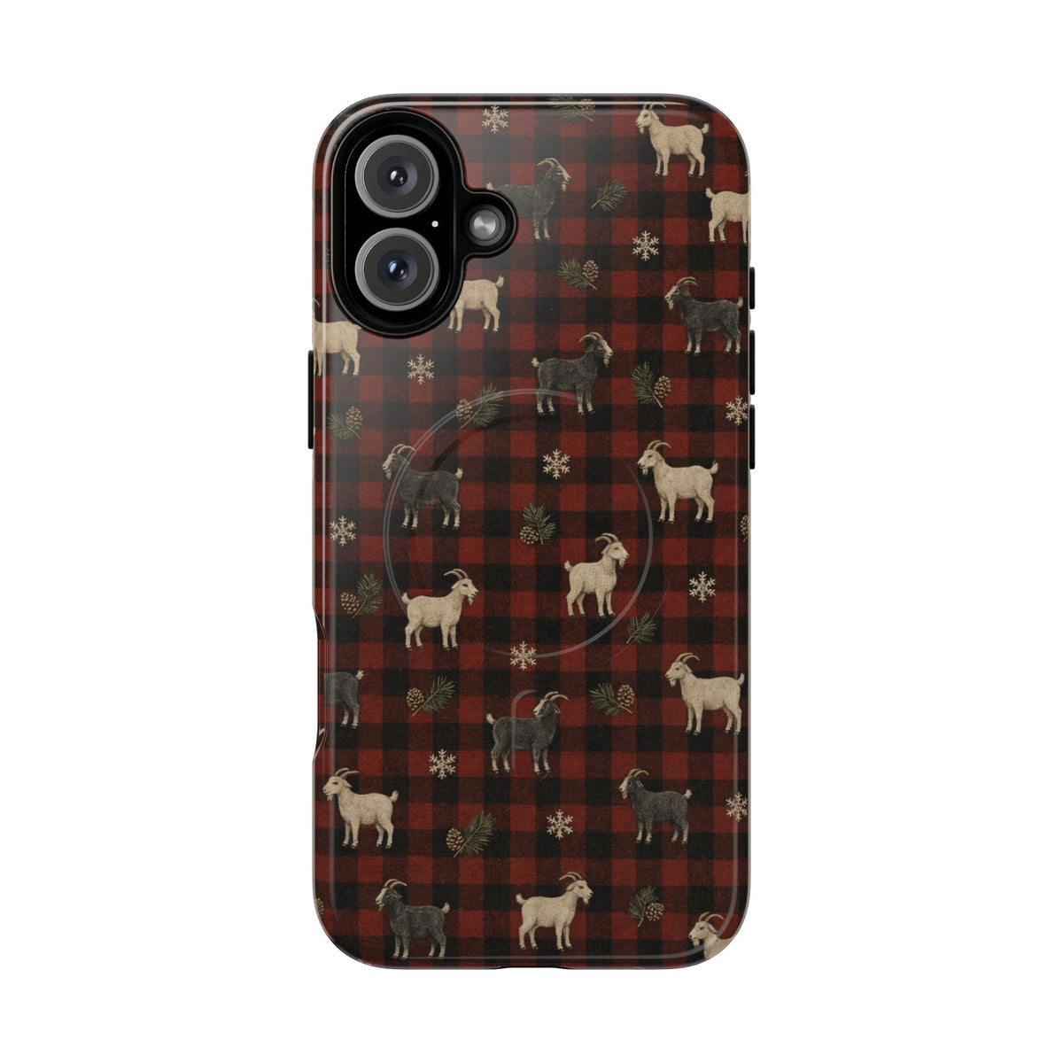 Buffalo Check Goats Magnetic Case