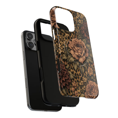 Leopard Bloom Magnetic Case