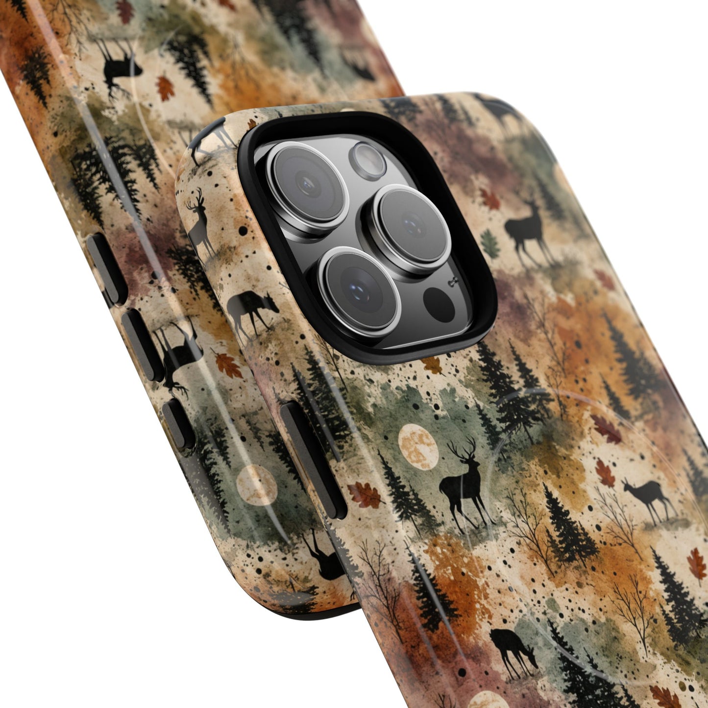 Woodland Splatter Magnetic Case
