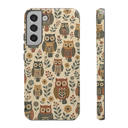 Folk Owls Tough Case