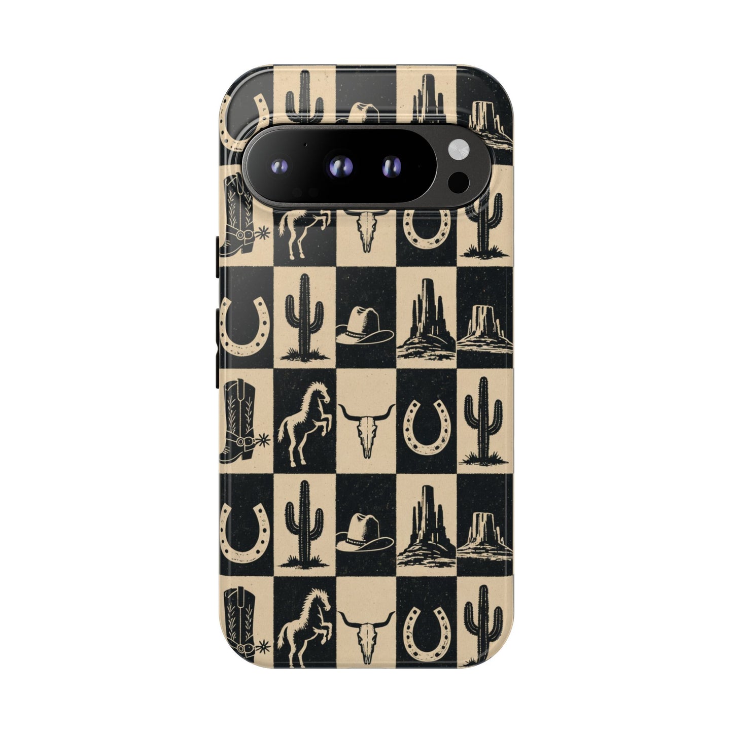Western Checkerboard Tough Case