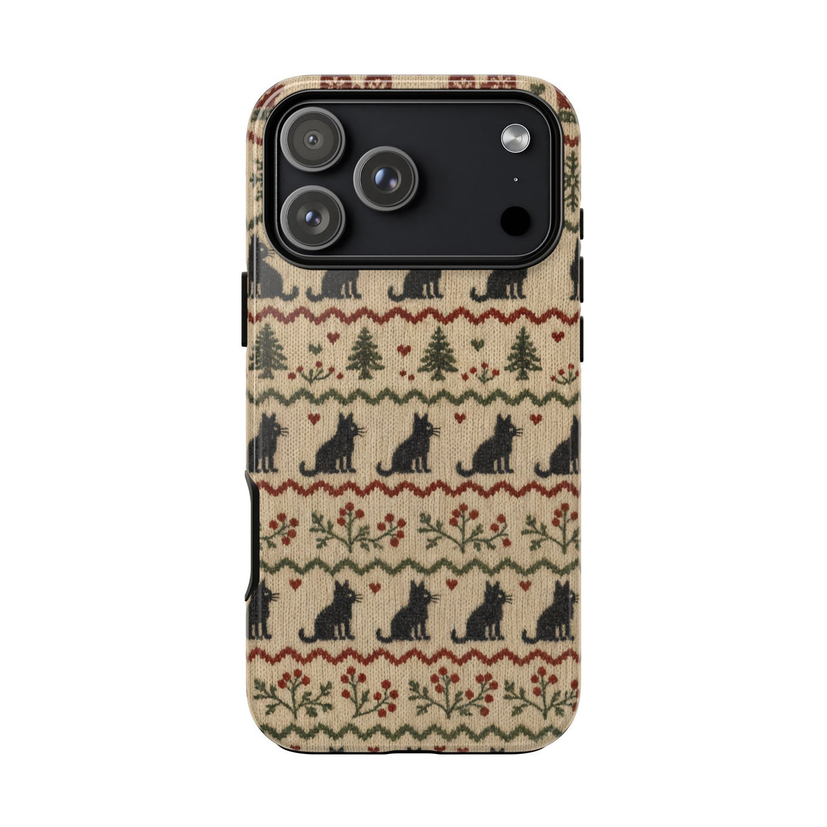 Black Cat Sweater Tough Case