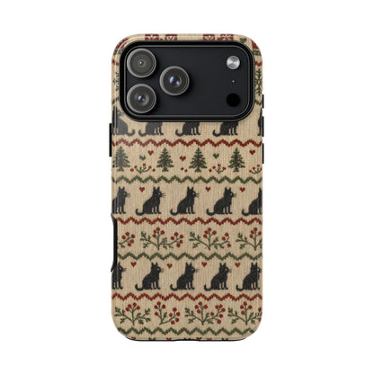 Black Cat Sweater Tough Case