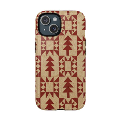 Pine Quilt Magnetic Case