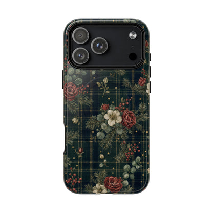 Tartan Roses Magnetic Case