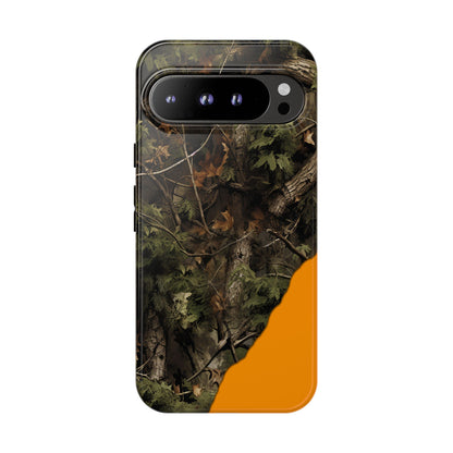 Torn Camo Orange Tough Case