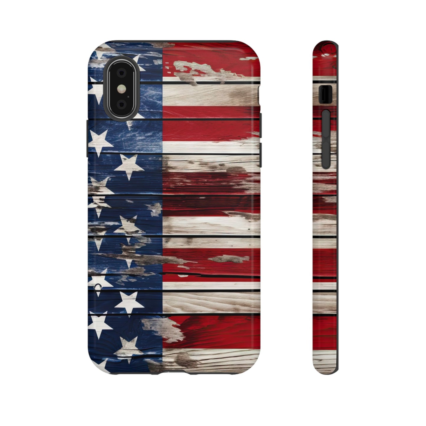 Wood Stars Stripes Tough Case