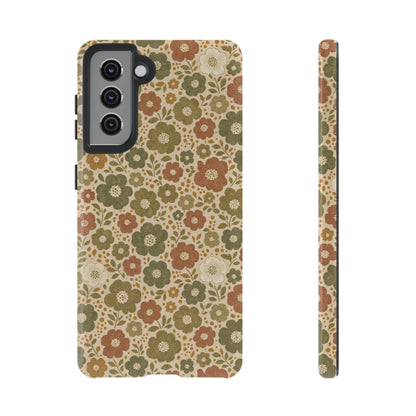Retro Poppy Field Tough Case