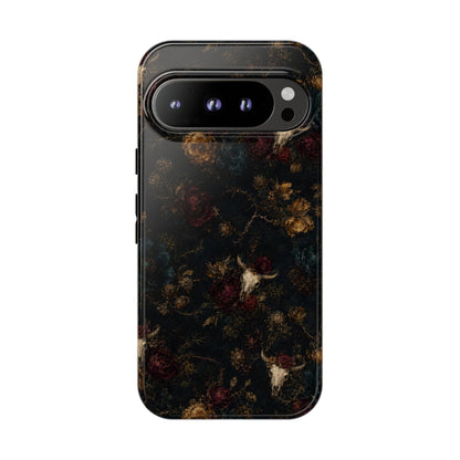 Bull Skull Bloom Tough Case