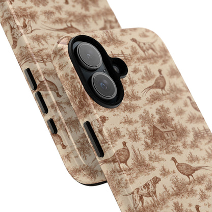 Pheasant Toile Tough Case