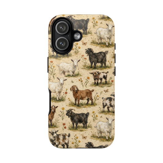 Cottage Core Goats Tough Case