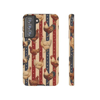 Chickens and Stripes Tough Case