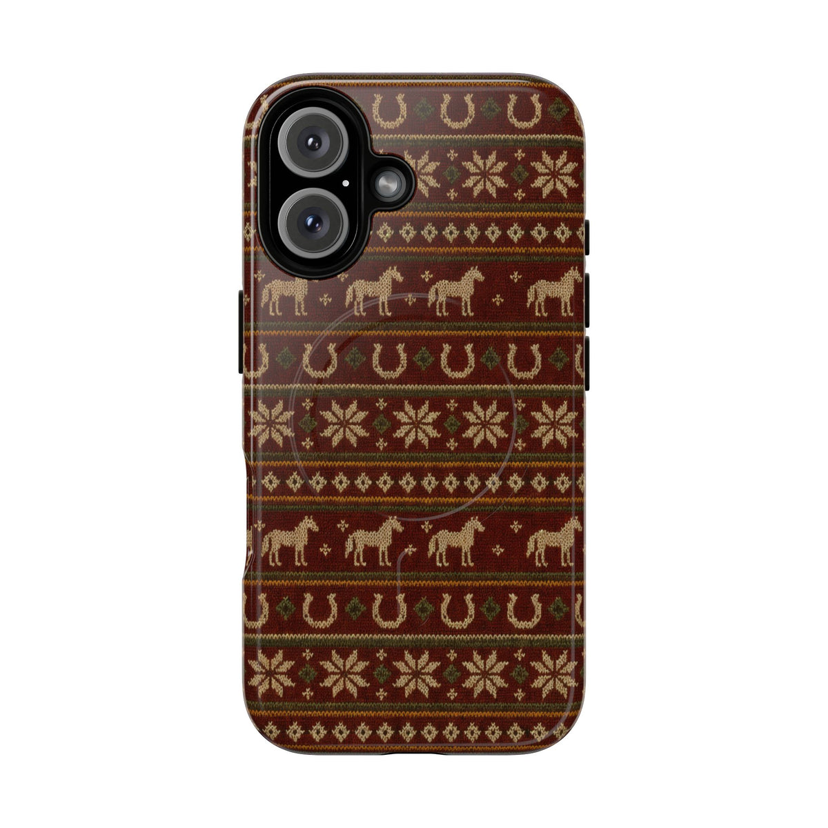 Fair Isle Horses Magnetic Case
