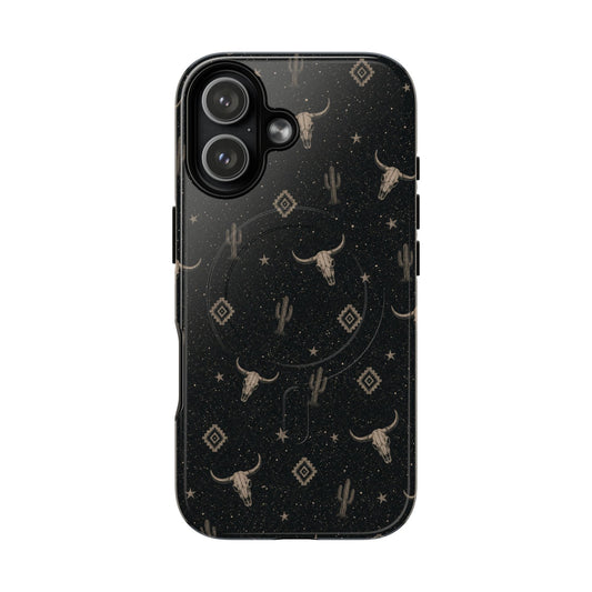 Midnight Longhorn Magnetic Case
