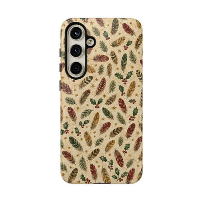 Christmas Feathers Tough Case