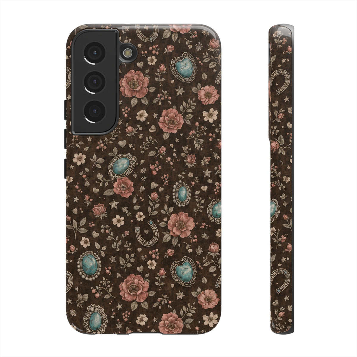 Turquoise Roses Tough Case