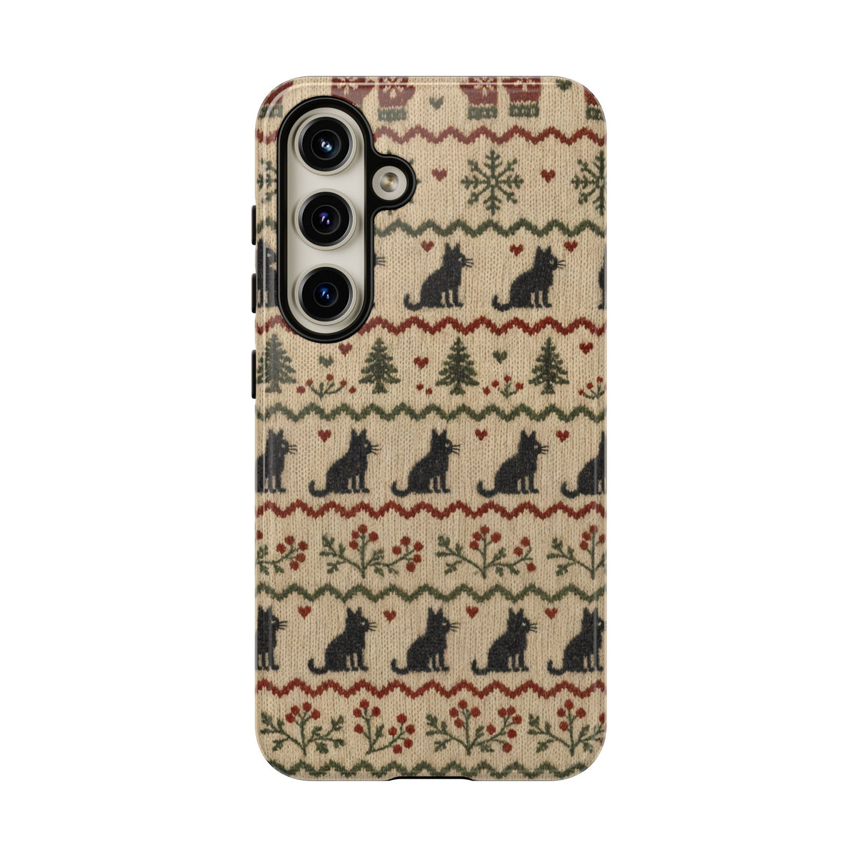 Black Cat Sweater Tough Case