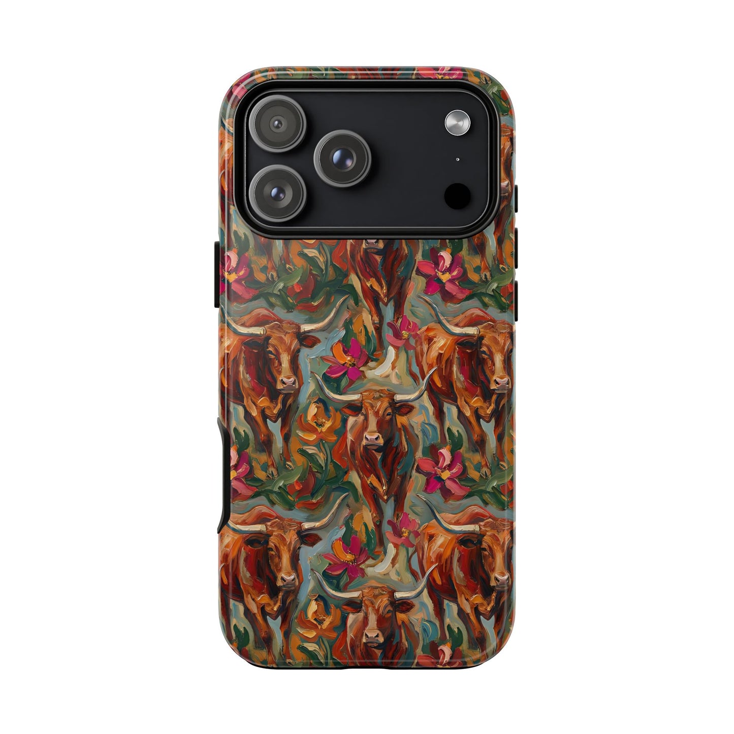 Painted Longhorns Tough Case