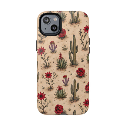 Red Bloom Desert Magnetic Case