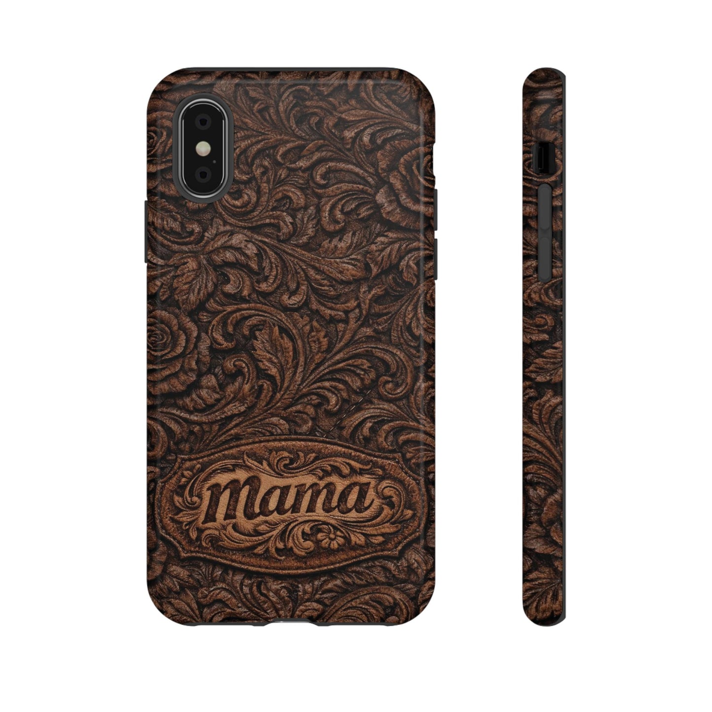 Carved Floral Mama Tough Case