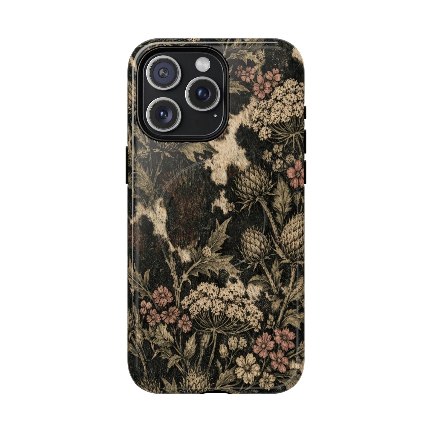 Cowhide Thistle Magnetic Case