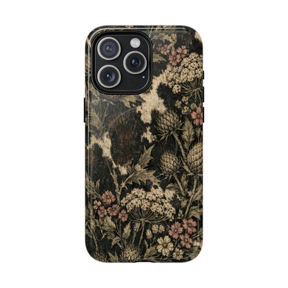 Cowhide Thistle Magnetic Case