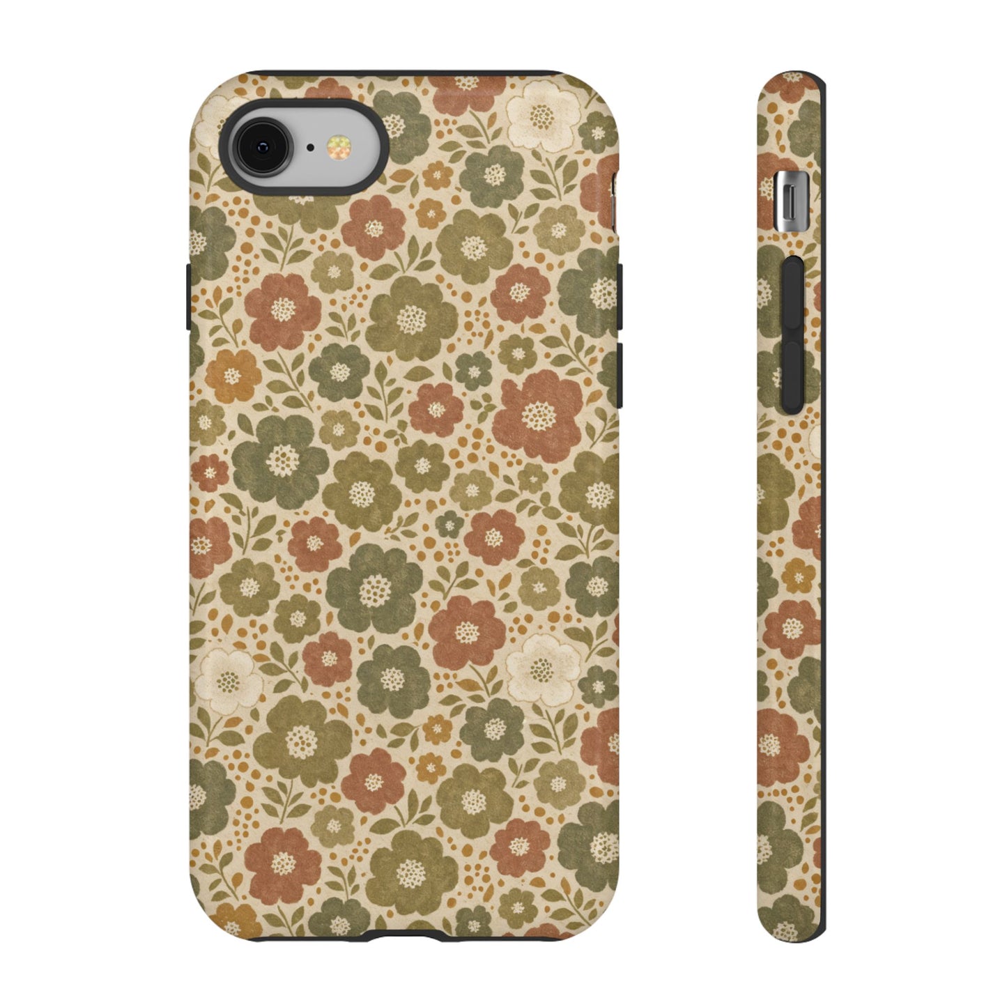 Retro Poppy Field Tough Case