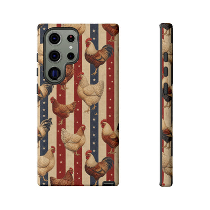 Chickens and Stripes Tough Case
