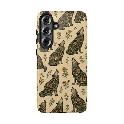 Floral Wolves Tough Case