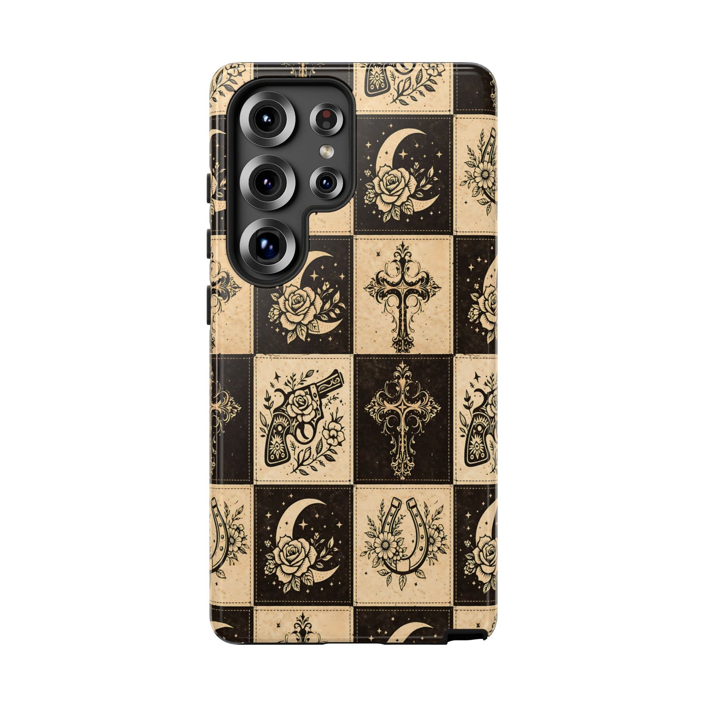 Western Patchwork Icons Tough Case
