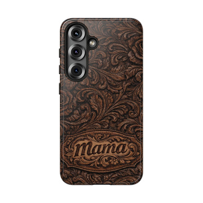 Carved Floral Mama Tough Case