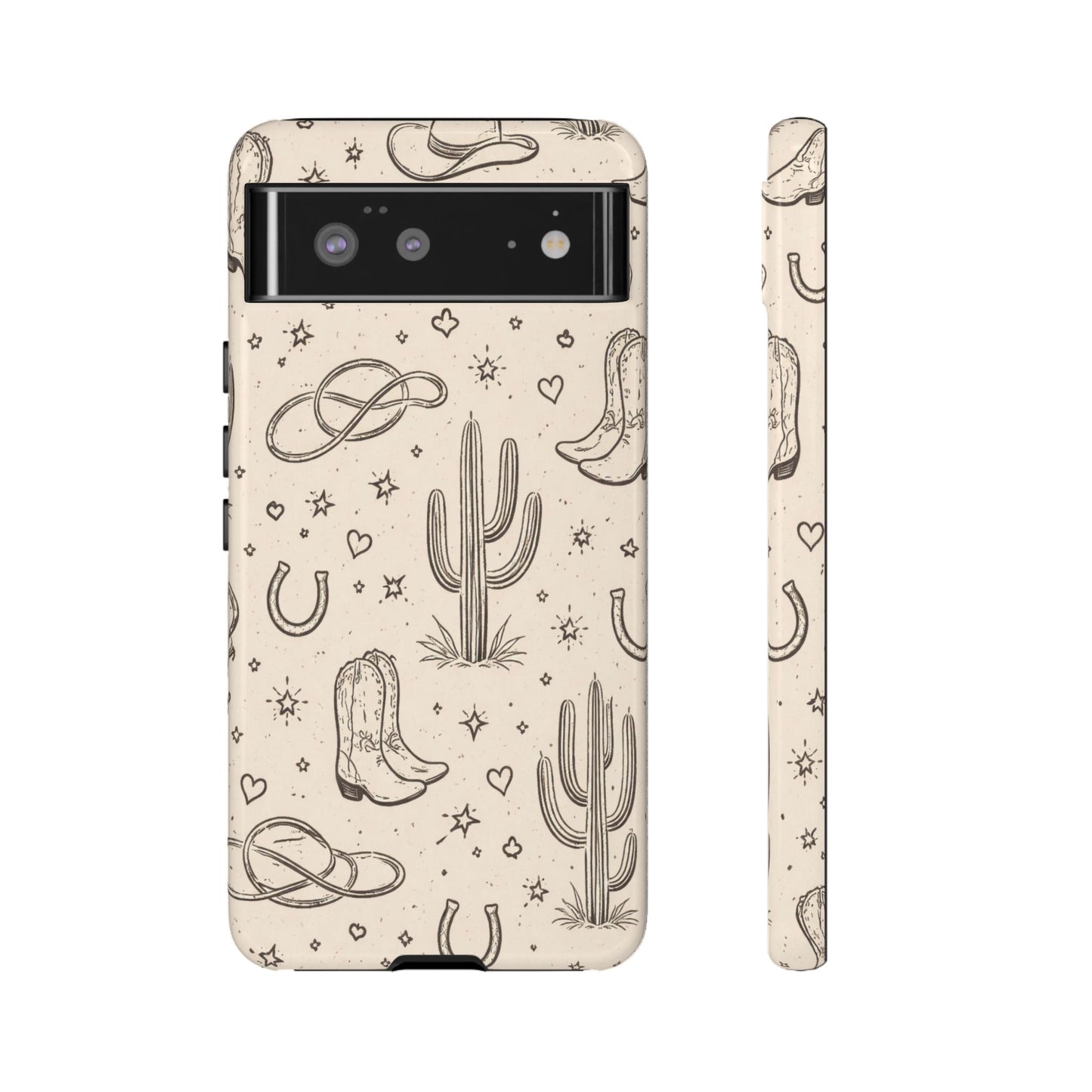 Cowgirl Doodles Tough Case