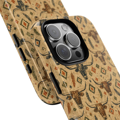 Longhorn Aztec Tough Case